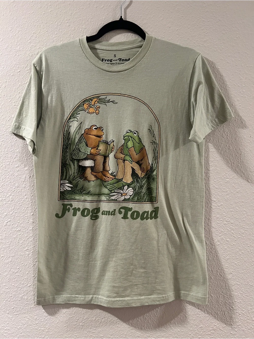 Frog and Toad Graphic Tee - Light Sage Green